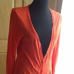 J. Crew Cardigan Small Slouch Boyfriend Linen